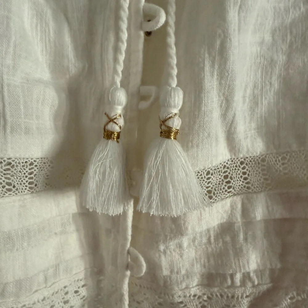 SPELL boho button down tank - Picture 4 of 5